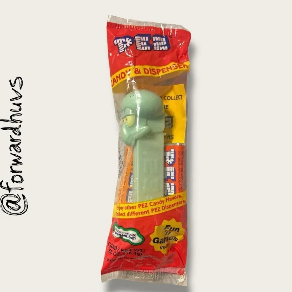 Squidward PEZ Dispenser – SpongeBob SquarePants – In Package
